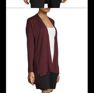 Worthington Burgundy Cardigan